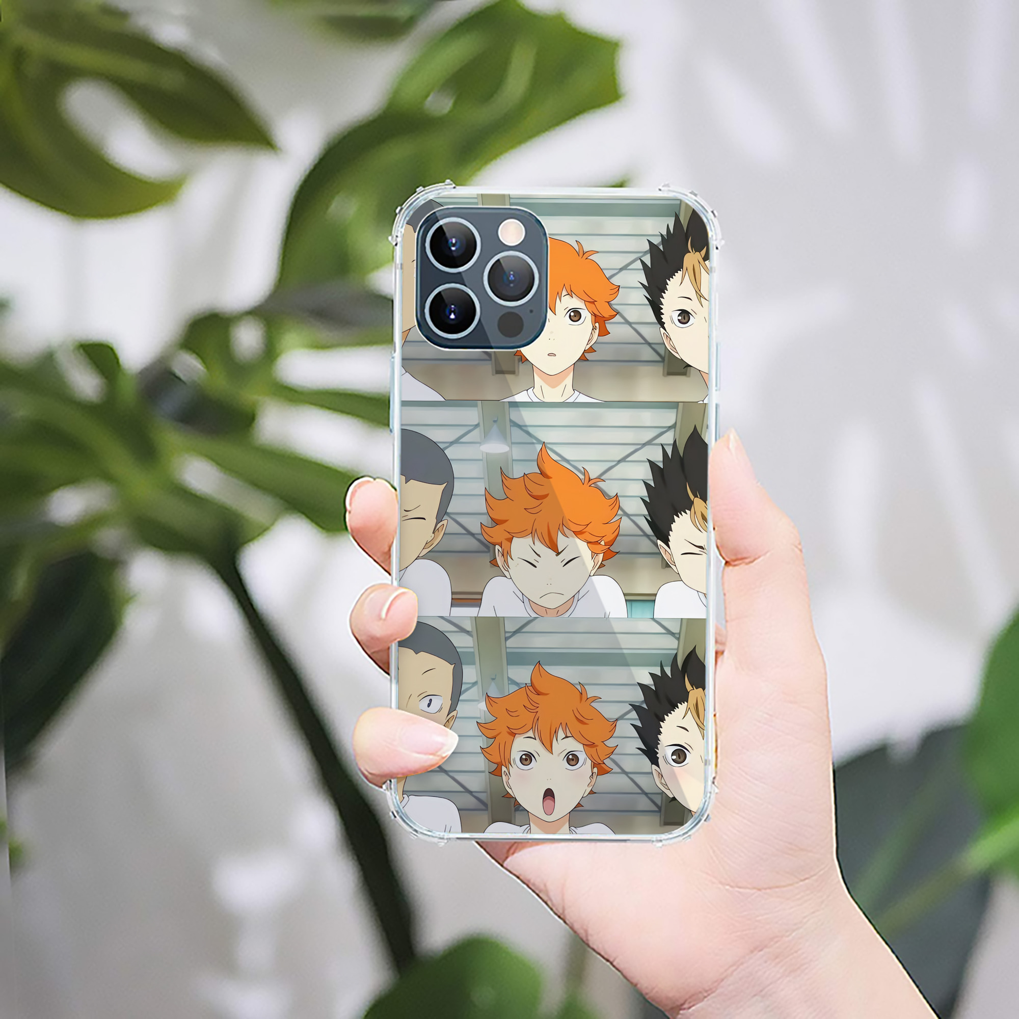 （画像用） ハイキュー!! Haikyu!! 【iPhone 12シリーズ対応】透明スマホケース（クリアソフトケース）